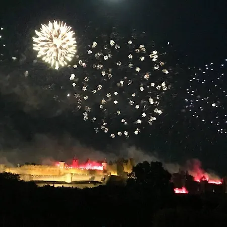 Avec Vue Panoramique Sur La Cite Medievale 카르카손